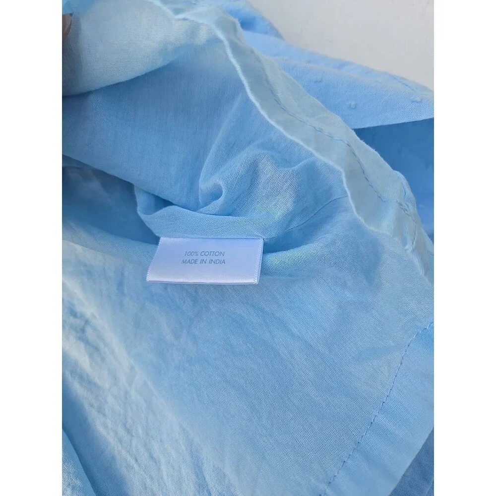 Lake Lolly Dress in Morning Blue Swiss Dot Size XS Midi length - Picture 8 of 9